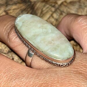 Citrine Quartz Ring Size 8 1/4